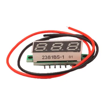 0,28 Cm DC LED Digitalni Voltmetar 0-100 U Mjerač Napona Auto Auto Mobilni Tester Napona Detektor 12 Crvena Zelena Plava Žuta