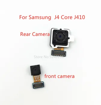 1 kom. Stražnji Velika Glavni Stražnja Kamera Modul prednjom kamerom Fleksibilan Kabel Za Samsung Galaxy J4 Core J410 J410F Originalni Zamjenski Dijelovi