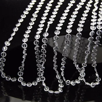 10 m Kristalnu Zavjese Od Perli Diamond Akril Crystal Unutarnje Uređenje Zavjese Vjenčanje College Dekor Dnevni boravak