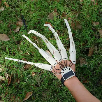 3d Halloween Zglobni Punila Prstiju Pokretni Zglob Cijeli Nokat u Prst Pandža Cosplay Rukavice Prst Odijelo Horro G8d5