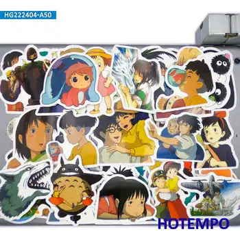 50 KOM. Klasični Anime Film Hayao Miyazaki Crtani Vodootporne Naljepnica za Dječji Laptop Motocikl osobno Vozilo Telefon Laptop Naljepnice Igračke