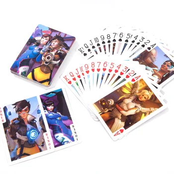 Anime JK Overwatch Anime Igraće Karte, Papir Poker Karte