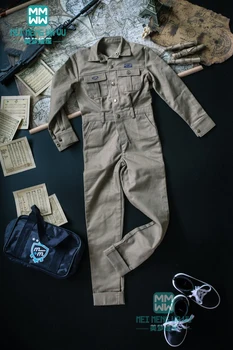 BJD lutka odjeća za 65-80 cm BJD ujak Igračke Sferne zglob tijela lutka Moda Kaki oprema odjeća uniforma