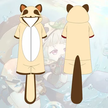 Genshin Impact Sayu Cosplay Odijelo Anime Кигуруми Za Odrasle Unisex Pidžama Kombinezon Pidžama Tijelo