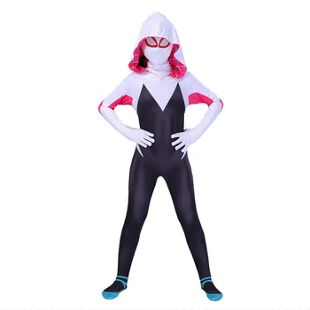 Gwen Spiderman Kostim Superheroj Stacy Cosplay Anime Dječji Kombinezon Za Djevojčice Karnevalske Kostime za Halloween za Djecu Зентай Maskenbal