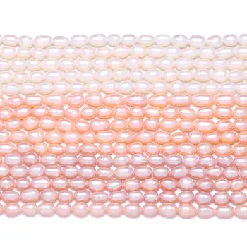 Prirodni Slatkovodni Biseri, Perle, Visoka Kvaliteta Riže Oblik Udarac Free Perle za Izradu Nakita DIY Lanca Ogrlice I Narukvice Pribor