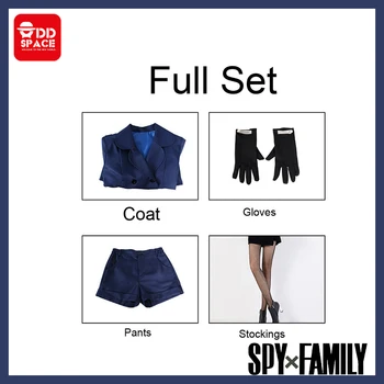 Spy X Family Fiona Frost Cosplay Odijelo Anime Sumrak Plavo Haljina Uniforma Kratke Čarape I Rukavice Halloween Party Djevojke I Žene