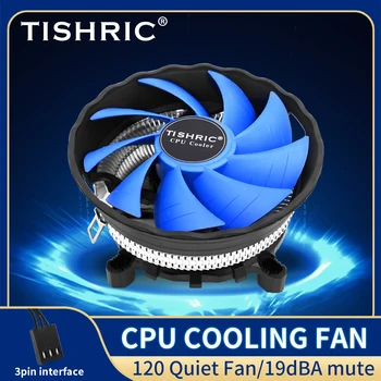 TISHRIC Hlađenja Cpu Hladnjak Ventilator PWM 3 Pin Računalni Korpus Ventilator Intel Za Intel LGA 1150 1151 1155 1156 775 1200 AMD AM3 AM4 Radijator