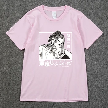 Tokio Osvetnici Anime Majica Za Muškarce Svakodnevno Harajuku Majica Ljetna Odjeća Unisex 90 s Hip Hop Ulica Vrhovima